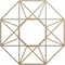 Ekena Millwork Guardian Wood Fretwork Pierced Ceiling Medallion, Birch, 32"OD x 12 1/2"ID x 3/8"T CMWP32X32X0375GDBI - alternate 1